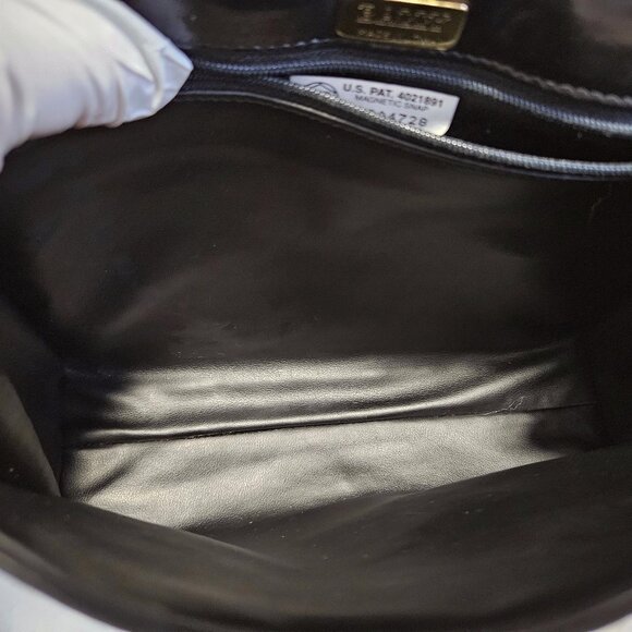 Authentic Bally  Lambskin Leather Quilted Flap Bag in Gold Chain - Picture 9 of 17